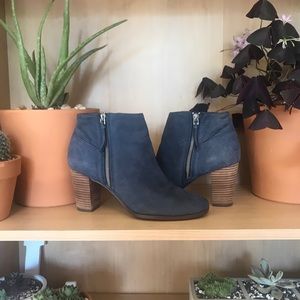 Cole Haan Blue Suede Booties